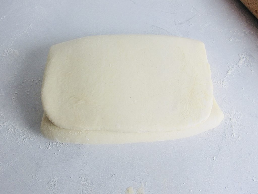 Folded dough 