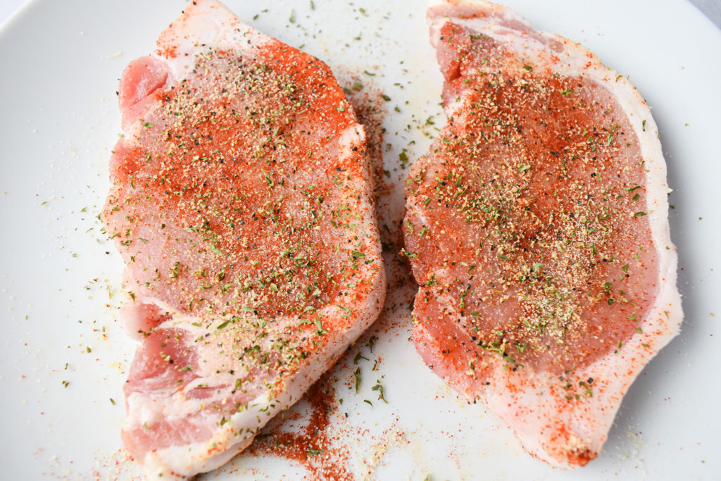 seasoned pork loins