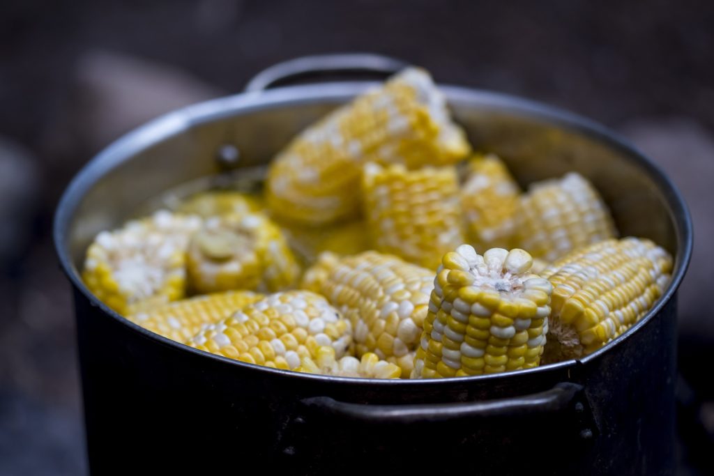 best way to cook corn. Boiling corn on the cob.