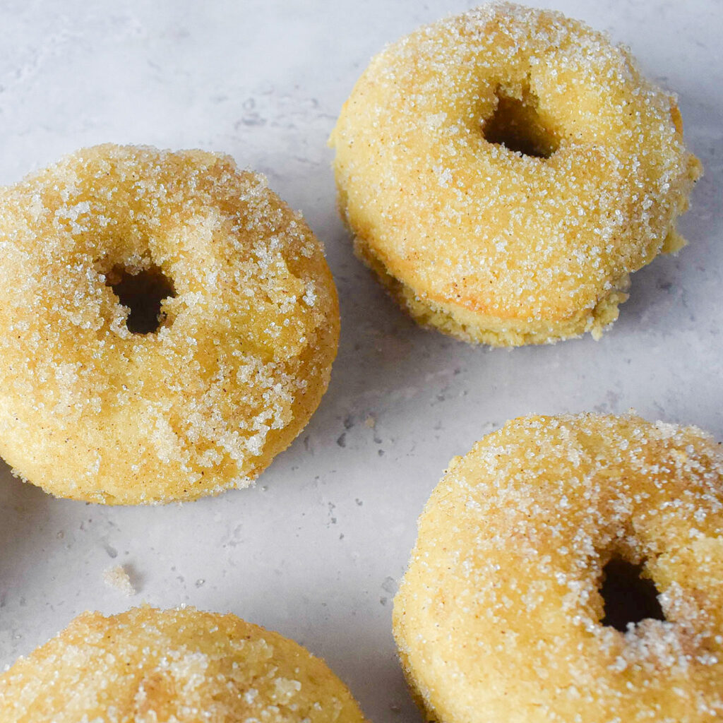 Baked Cinnamon Doughnuts