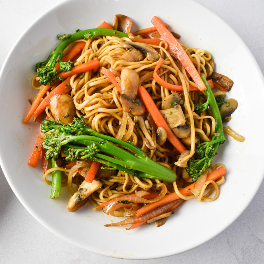 vegetable stir fry noodles