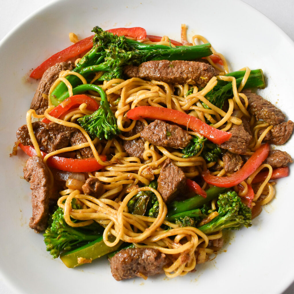 Beef broccoli stir fry