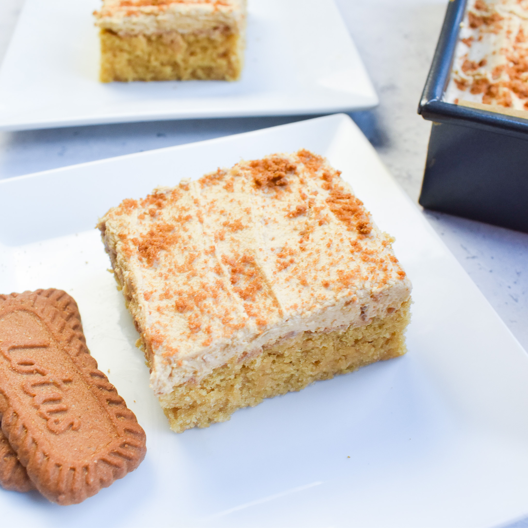 Caramelised biscuit cake