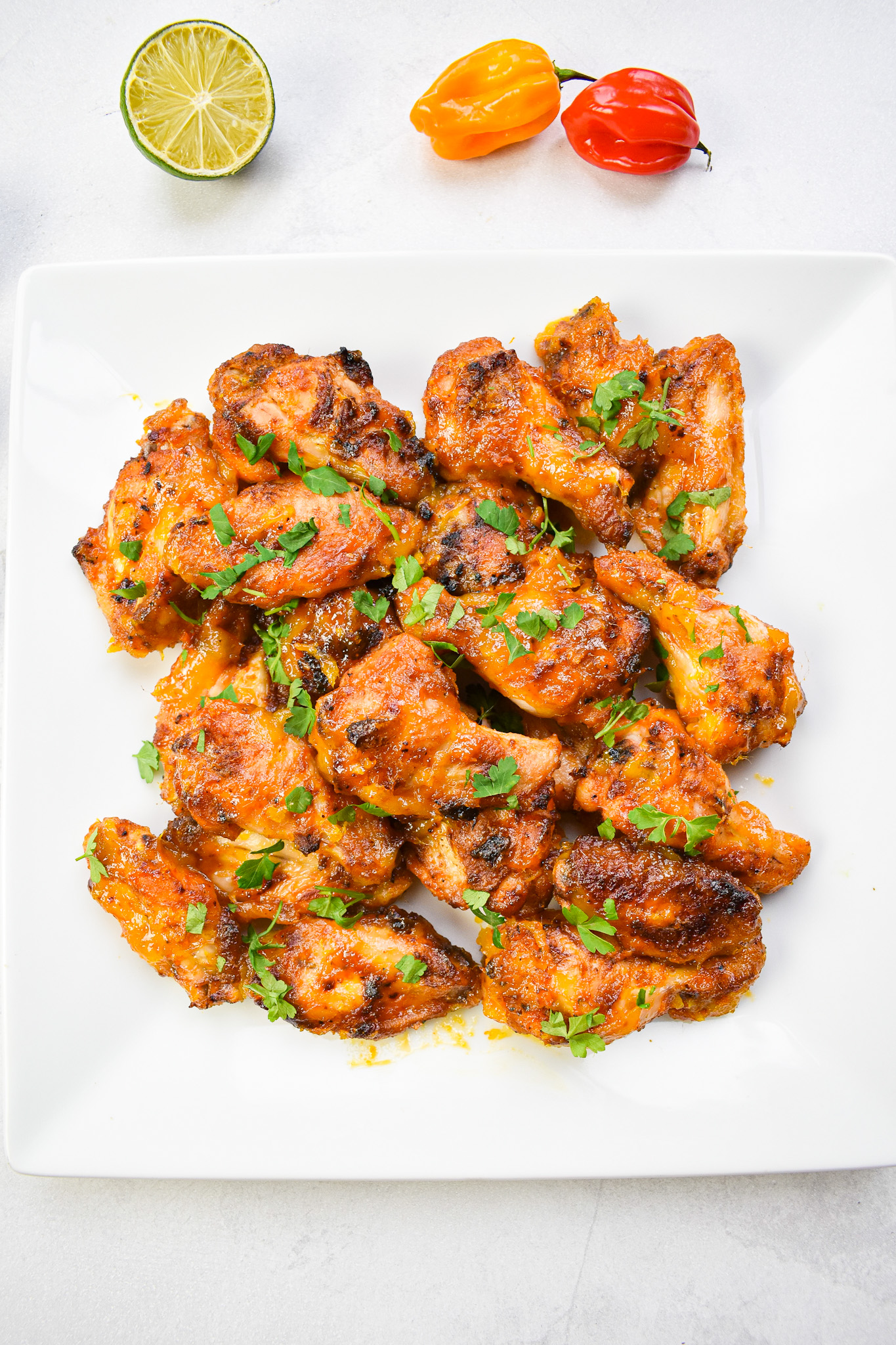mango chicken wings