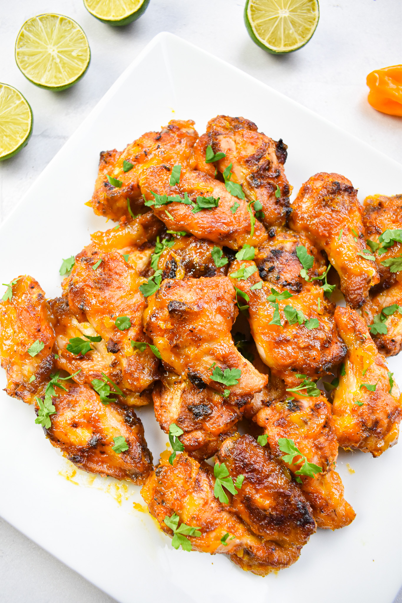 mango chilli chicken wings