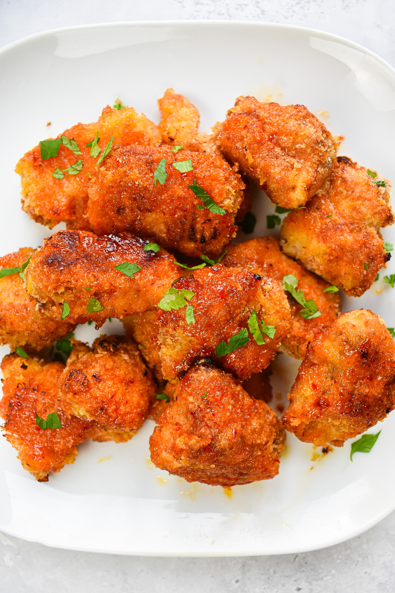 Baked spicy chicken bites