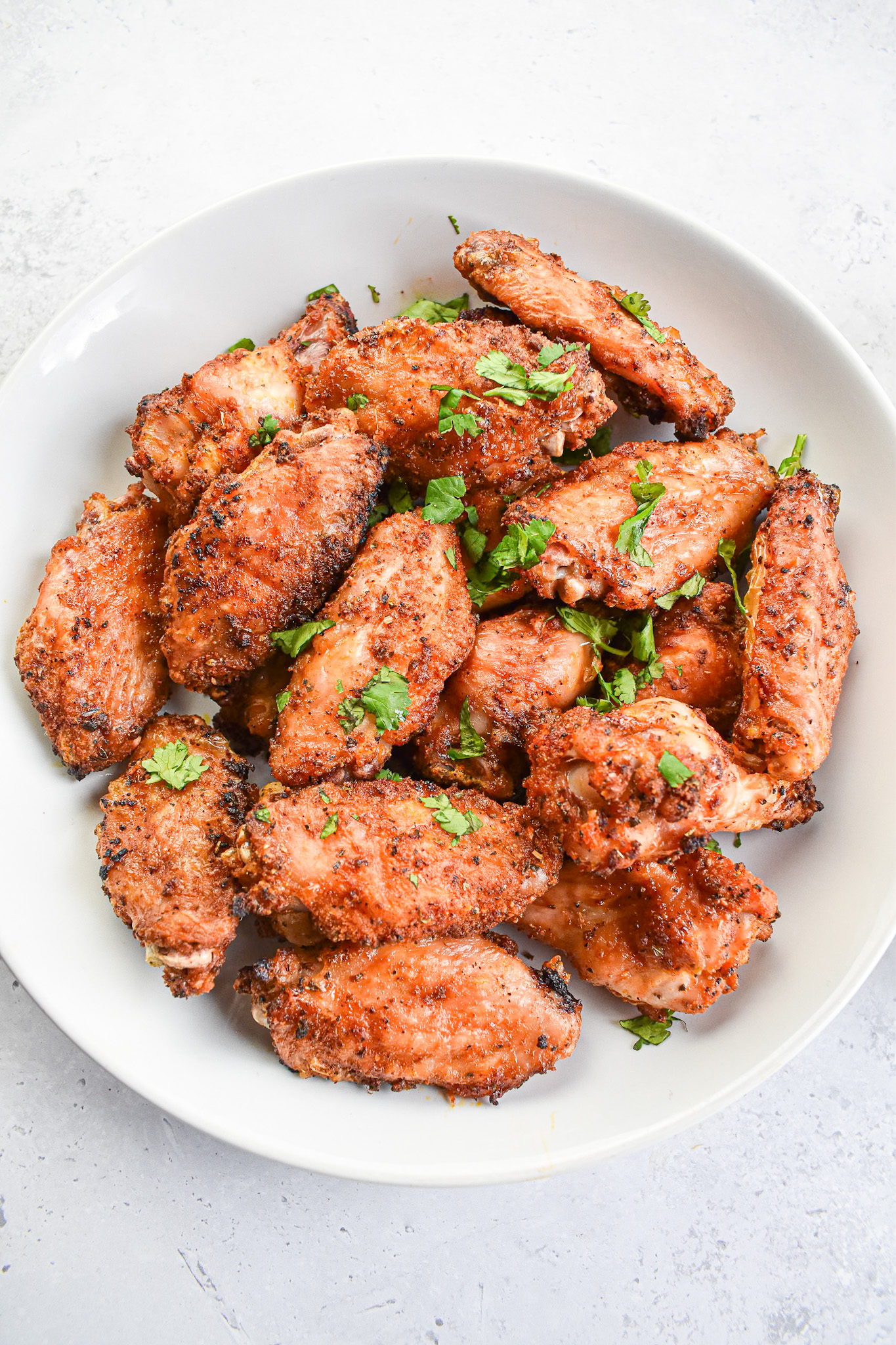 crispy dry rub chicken wings