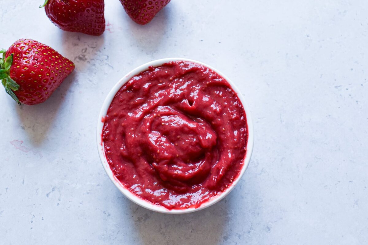 reduced strawberries