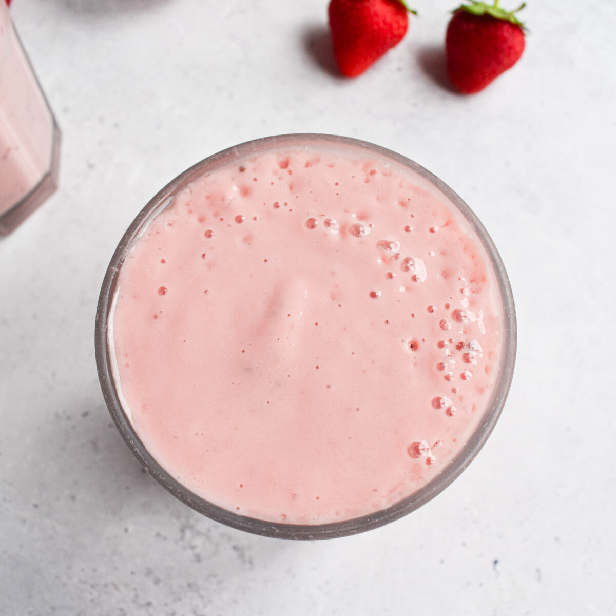 strawberry banana nectarine smoothie