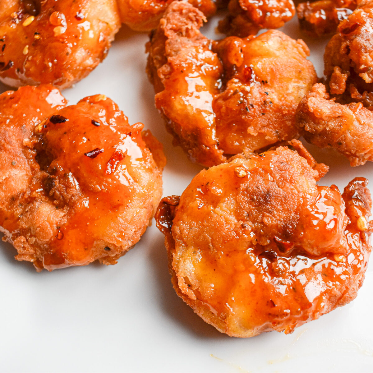 hot honey prawns