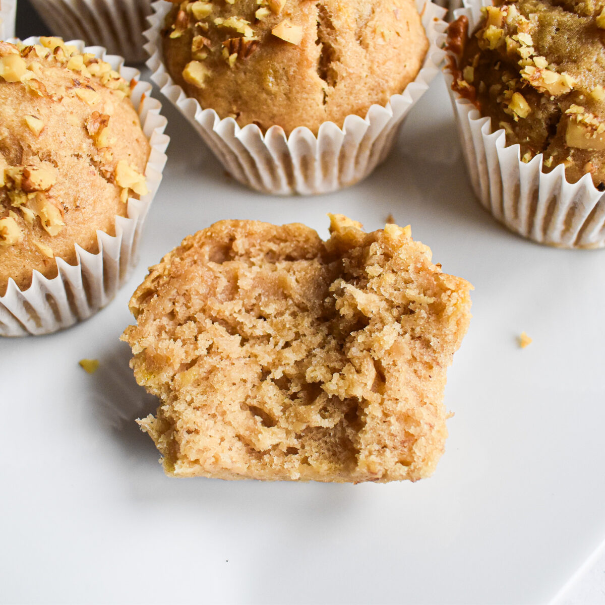 banana nut muffins