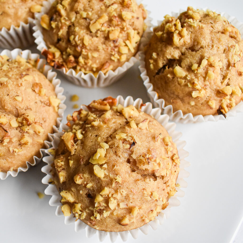 banana nut muffins